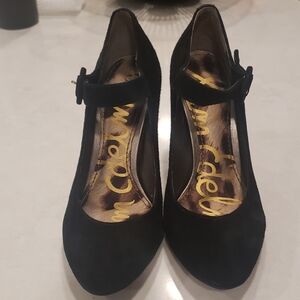 Sam Edelman Black Heels with Strap